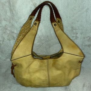 Vintage Fossil leather hobo Purse